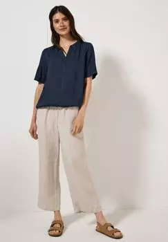 Блуза SPLIT NECK Cecil, цвет Blau