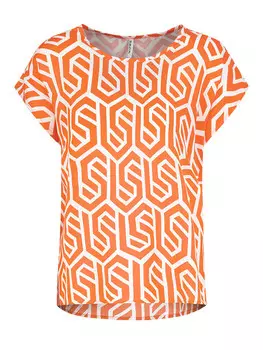Блуза Sublevel, цвет orange/wei