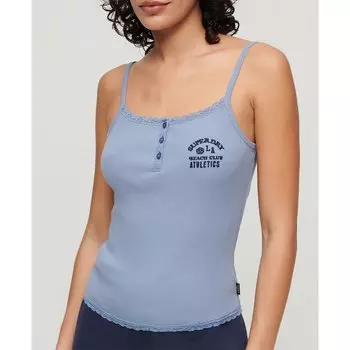 Блуза Superdry Essential Button Down, синий