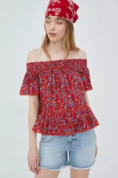 Блуза Superdry, красный