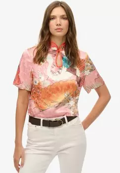 Блуза Superdry, розовый