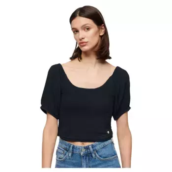 Блуза Superdry Smocked, синий