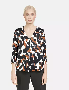 Блуза TAIFUN 3/4 Arm, цвет Light Creme gemustert