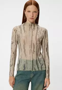 Блуза TIE DYE PATTERNED Koton, хаки