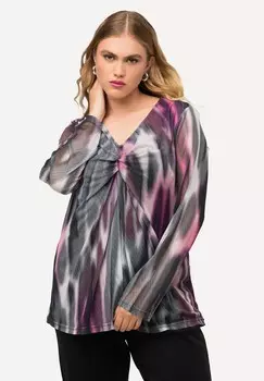 Блуза Ulla Popken, цвет Mottled Grey