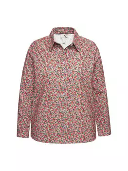 Блуза Ulla Popken Hemdbluse, цвет weinrot
