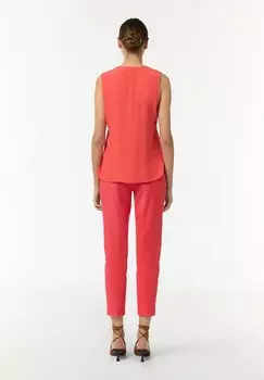 Блуза V-NECK comma, коралл