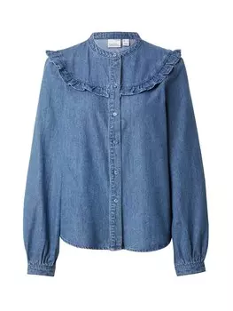Блуза VERO MODA BECCI, синий деним