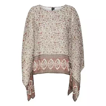Блуза Vero Moda Boho Long, бежевый