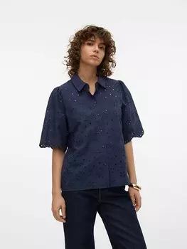 Блуза Vero Moda Hay, темно-синий