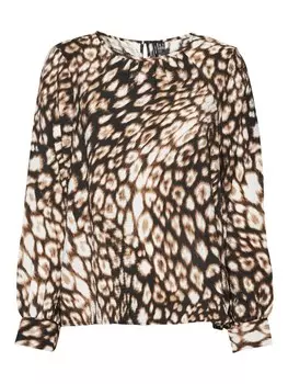 Блуза Vero Moda JOSIE RIKA, бежевый/светло-бежевый