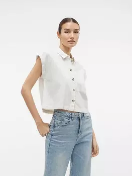Блуза Vero Moda Luna, кремовый
