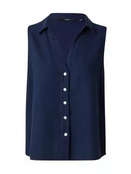 Блуза Vero Moda MYMILO, темно-синий