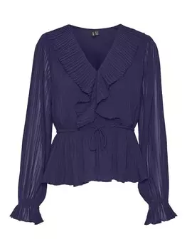 Блуза Vero Moda, темно фиолетовый