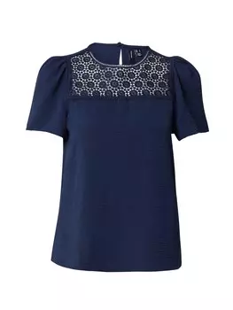 Блуза VERO MODA VMALVA, темно-синий