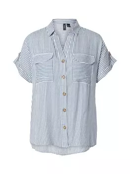 Блуза VERO MODA VMBUMPY, темно-синий