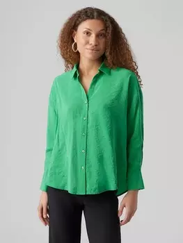 Блуза Vero Moda, зеленый