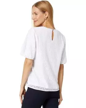 Блуза Vince Camuto Short Sleeve Blouse, цвет Ultra White