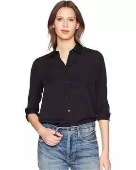 Блуза Vince Slim Fitted, черный
