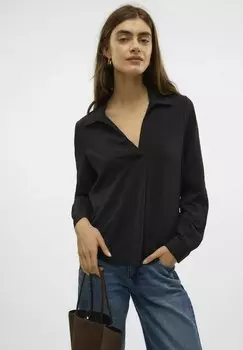 Блуза VMALVA Vero Moda, черный