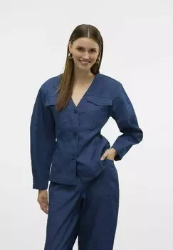Блуза VMCARLA Vero Moda, синий