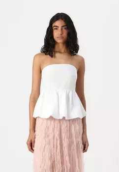 Блуза VMESRA TUBE BUBBLE HEM - Top Vero Moda, белый