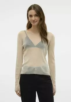 Блуза VMGLAM Vero Moda, серый