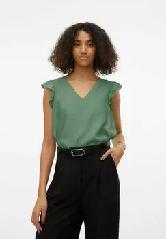 Блуза VMJOSIE Vero Moda, зеленый