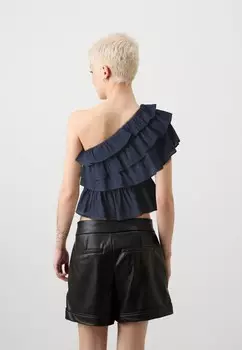 Блуза VMLUCA ONE SHOULDER Vero Moda, темно-синий