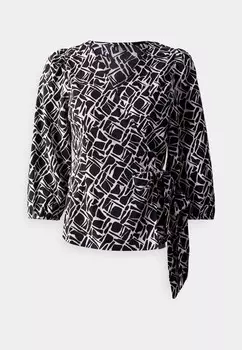 Блуза VMPAGE WRAP Vero Moda, черный