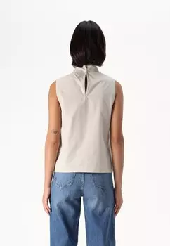 Блуза VMSOLONA Vero Moda Tall, бежевый