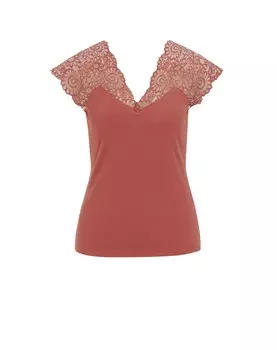 Блуза WE Fashion, цвет Cranberry
