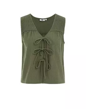 Блуза WE Fashion, хаки