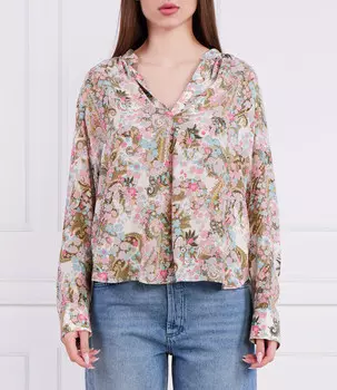 Блуза Zadig&Voltaire TINK SOFT YOKO FLOWER Regular Fit, разноцветный
