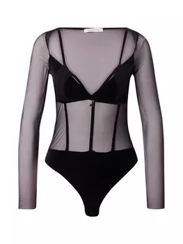 Блузка-боди PATRIZIA PEPE MAGLIA, черный