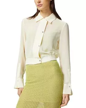 Блузка Cin Cin из жоржета PINKO, мультиколор