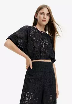 Блузка Desigual, черный
