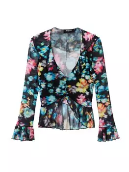 Блузка Desigual Laura, черный