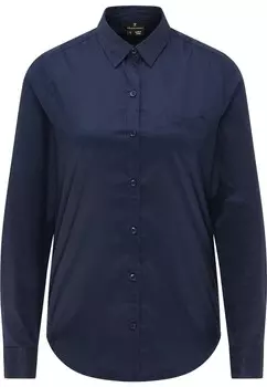 Блузка DreiMaster Klassik Blouse, темно-синий