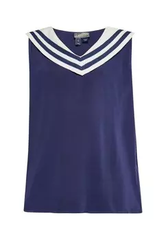 Блузка DreiMaster Vintage, морской синий