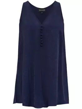 Блузка Emporio Armani Armure, синий