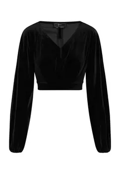 Блузка faina Blouse, черный