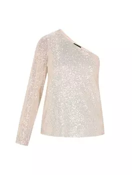 Блузка faina, цвет beige multicolor