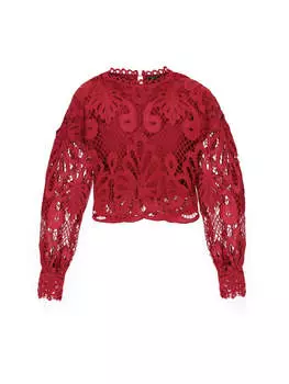 Блузка faina, цвет wine red