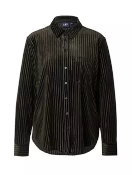 Блузка GAP Blouse VELVET, черный