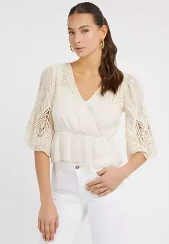 Блузка Guess, бежевый