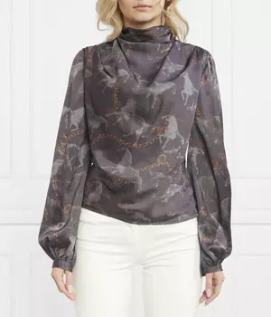 Блузка Guess Jeans Regular Fit, серый