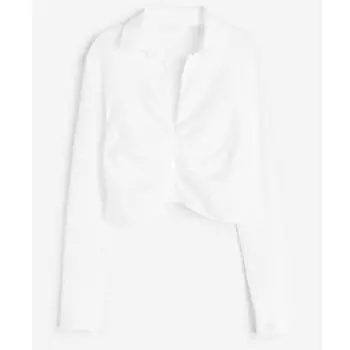 Блузка H&M Collar, белый