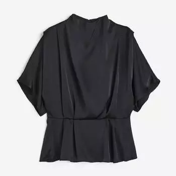 Блузка H&amp;M Peplum, черный