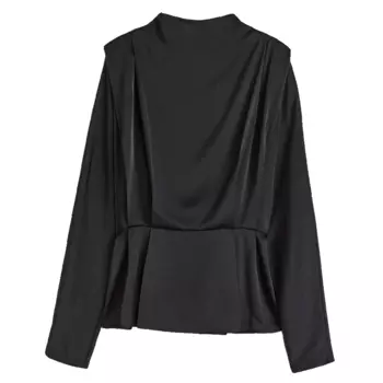 Блузка H&amp;M Satin, черный